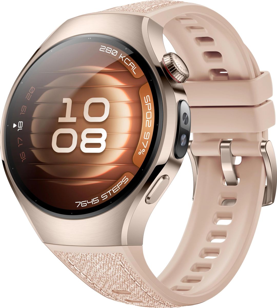 Смарт-часы Huawei Watch 5 Soc-L29L,  42мм,  1.38",  бежевый/бежевый [55020evq]